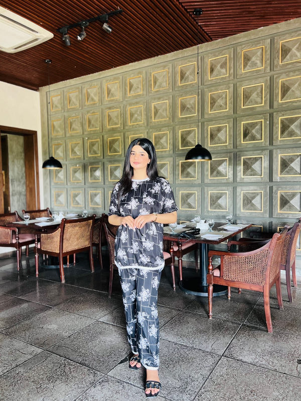 MOONLIT GARDENPRINTED SHIRT AND TROUSER