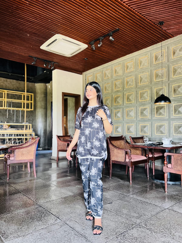 MOONLIT GARDENPRINTED SHIRT AND TROUSER